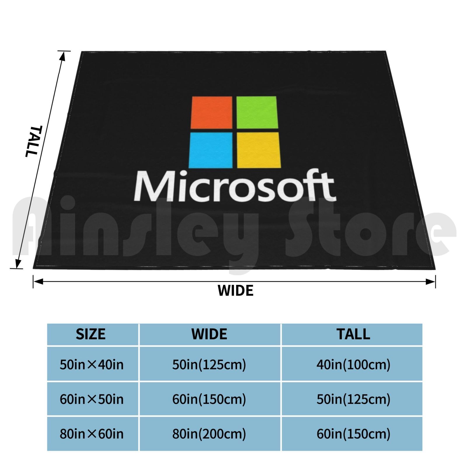 Microsoft Type Blanket Fashion – Office Tech Logo Bewertung und Preis