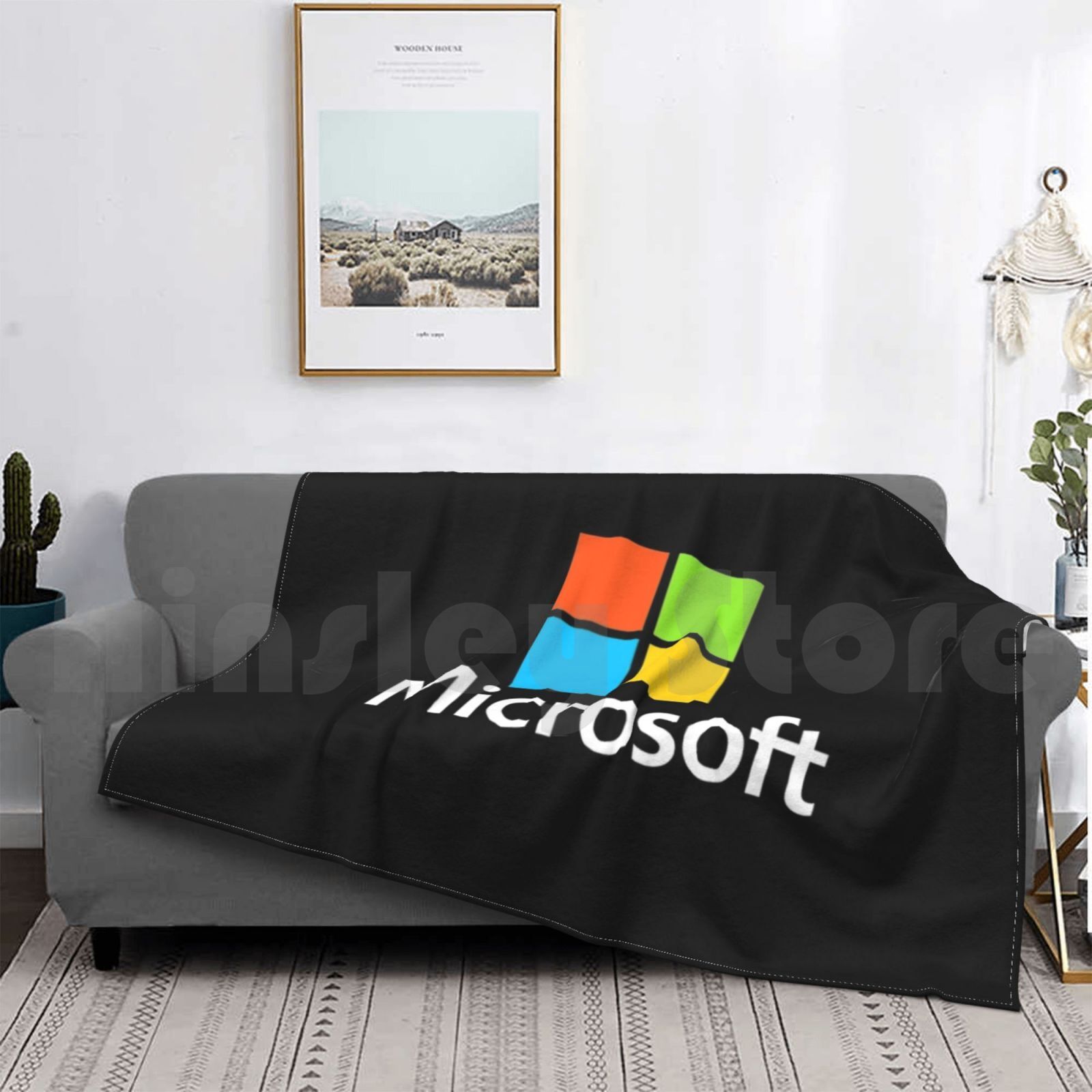 Microsoft Type Blanket Fashion – Office Tech Logo Bewertung und Preis