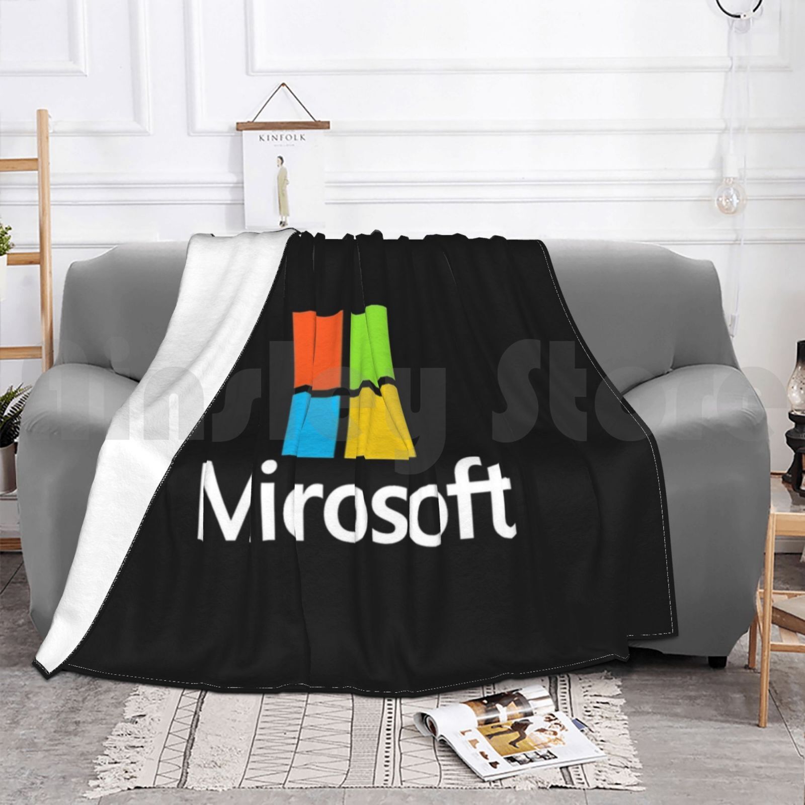 Microsoft Type Blanket Fashion – Office Tech Logo Bewertung und Preis
