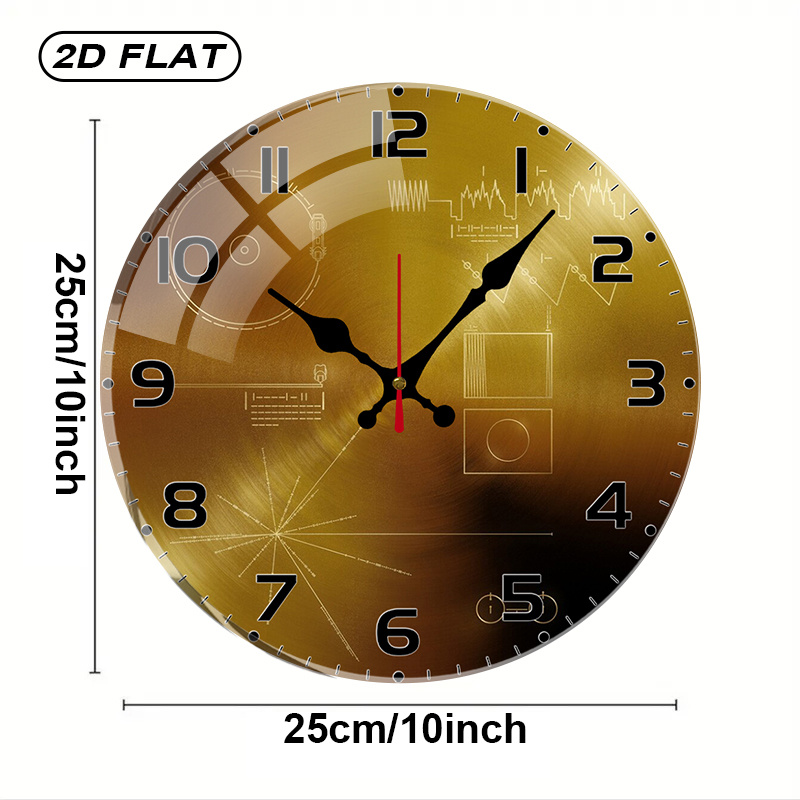 Tech Style Round Silent Acryli – Office Tech Room Bewertung und Preis
