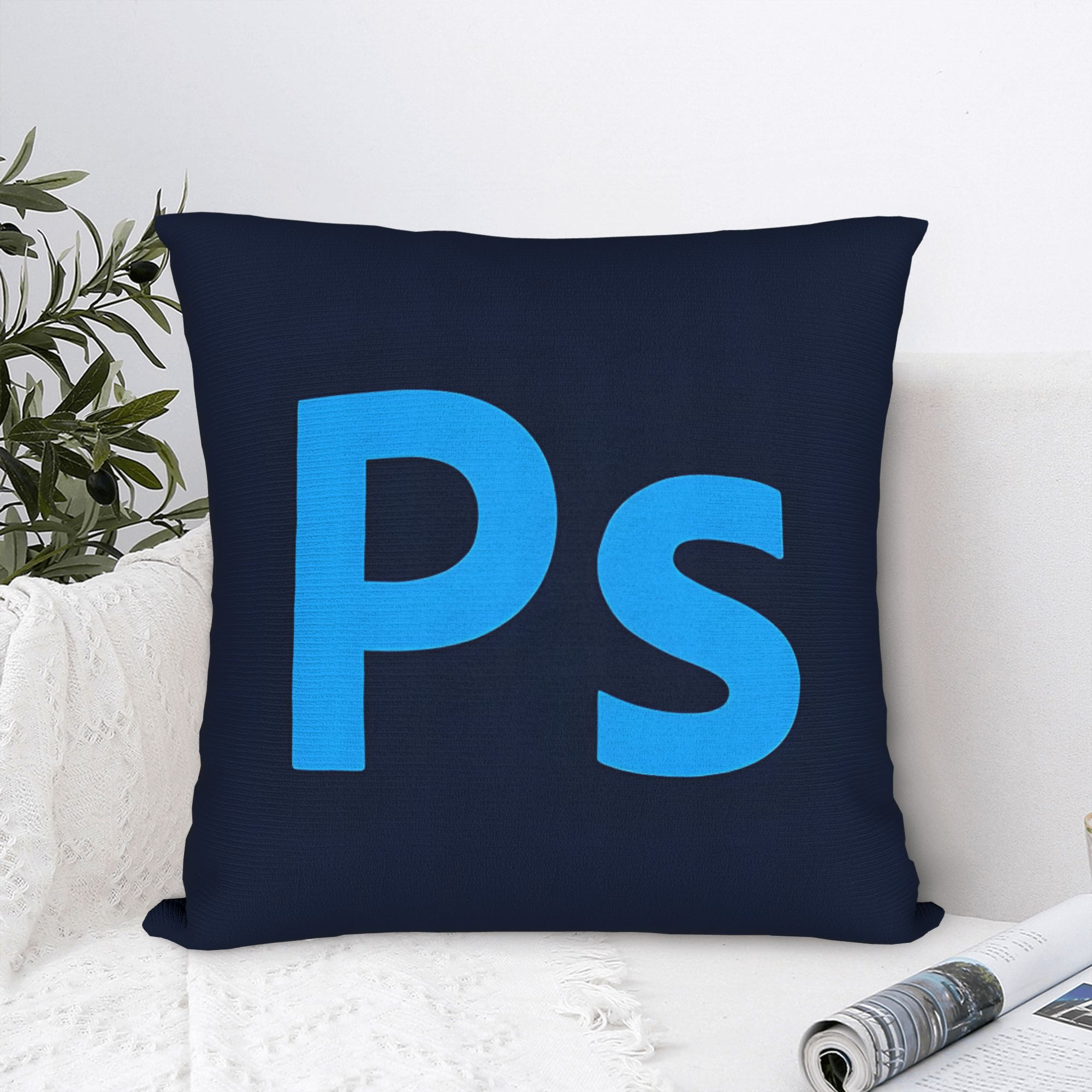 1pc Designers Photoshop Pillow – Office Tech Logo Bewertung und Preis