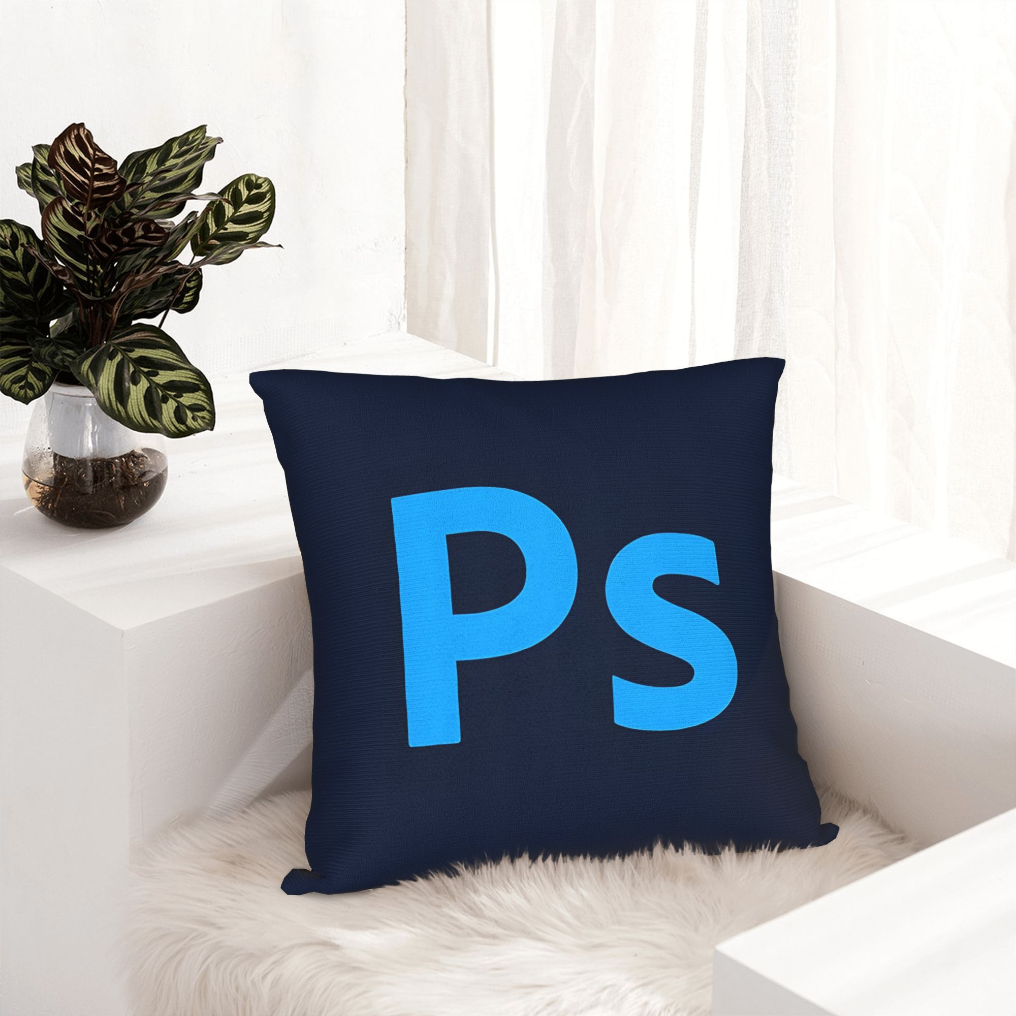 1pc Designers Photoshop Pillow – Office Tech Logo Bewertung und Preis