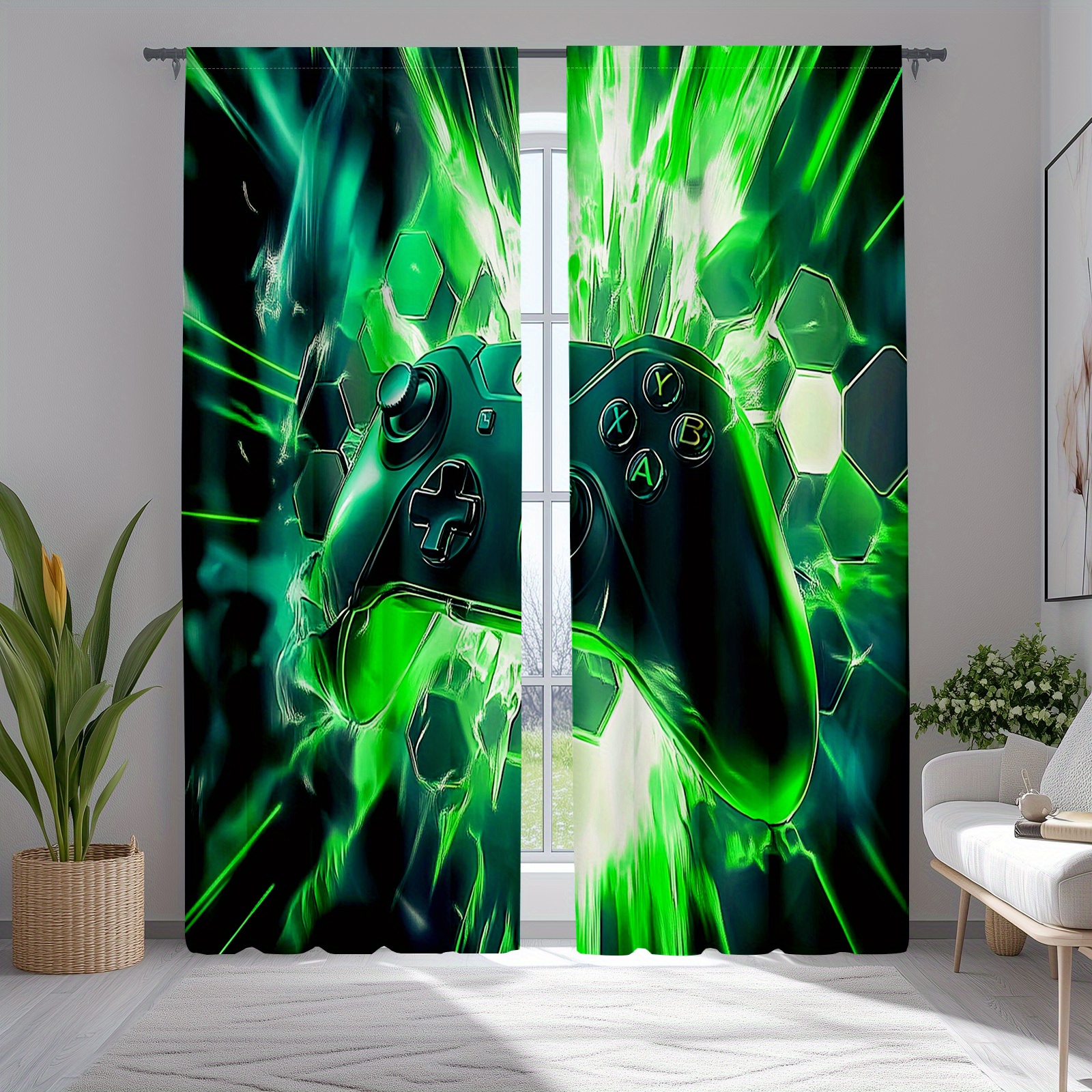 Gaming Controller Curtains Gre – Office Tech Room Bewertung und Preis