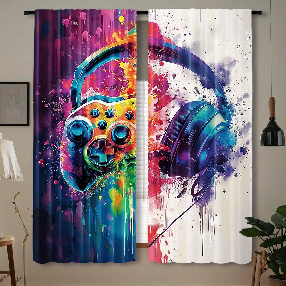 Gaming Controller Curtains Hea – Office Tech Room Bewertung und Preis